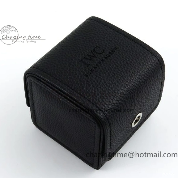 MIROTIME 0217 IWC BLACK LEATHER TRAVEL BOX FreshLook 7085